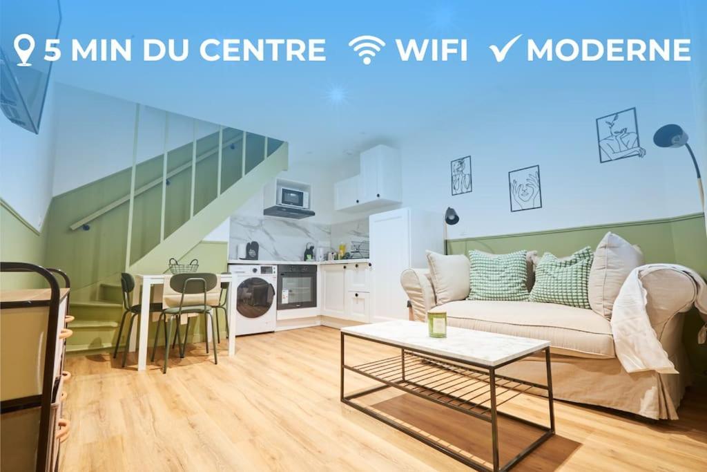 Nouveaute ! Lille T3 Avec Decor Moderne, Wifi Exterior foto